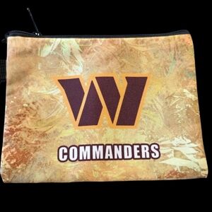 Washington Commanders Zip Pouch | Small Wallet Bag Charm (5.5" x 4")